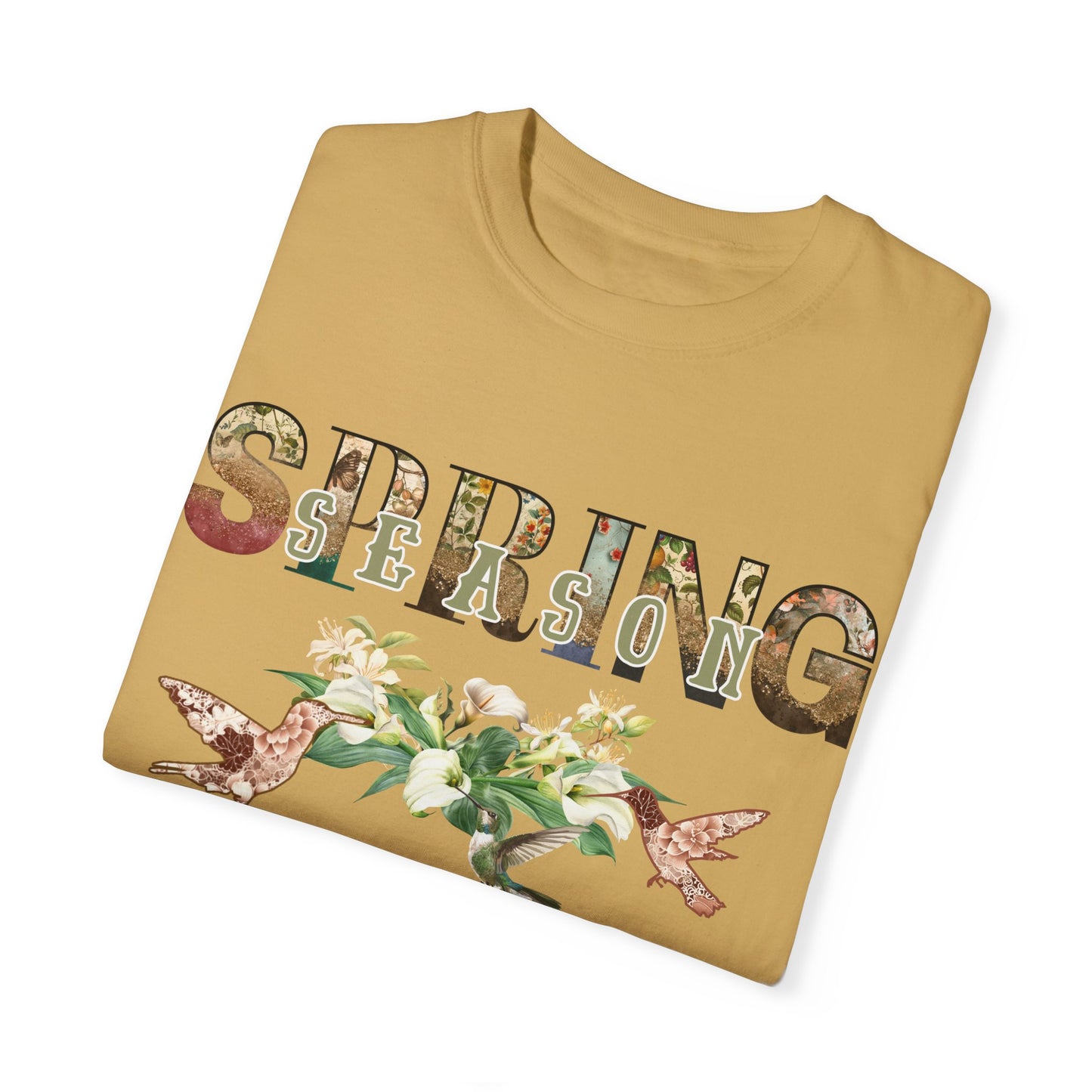 Spring Tee, Unisex Garment-Dyed T-shirt, Short sleeve, Soft Cotton Shirt, Casual Top, Gender-Neutral Shirt, Comfortable Tee for Men and