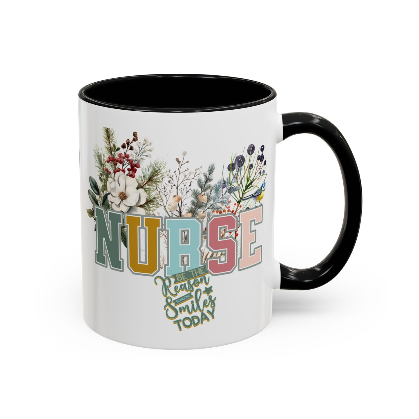 Elegant Coffee Mug, Ceramic Tea Cup, Kitchen Decor, Tea Lover Present, Nurse gift, Nurse appreciation gift.