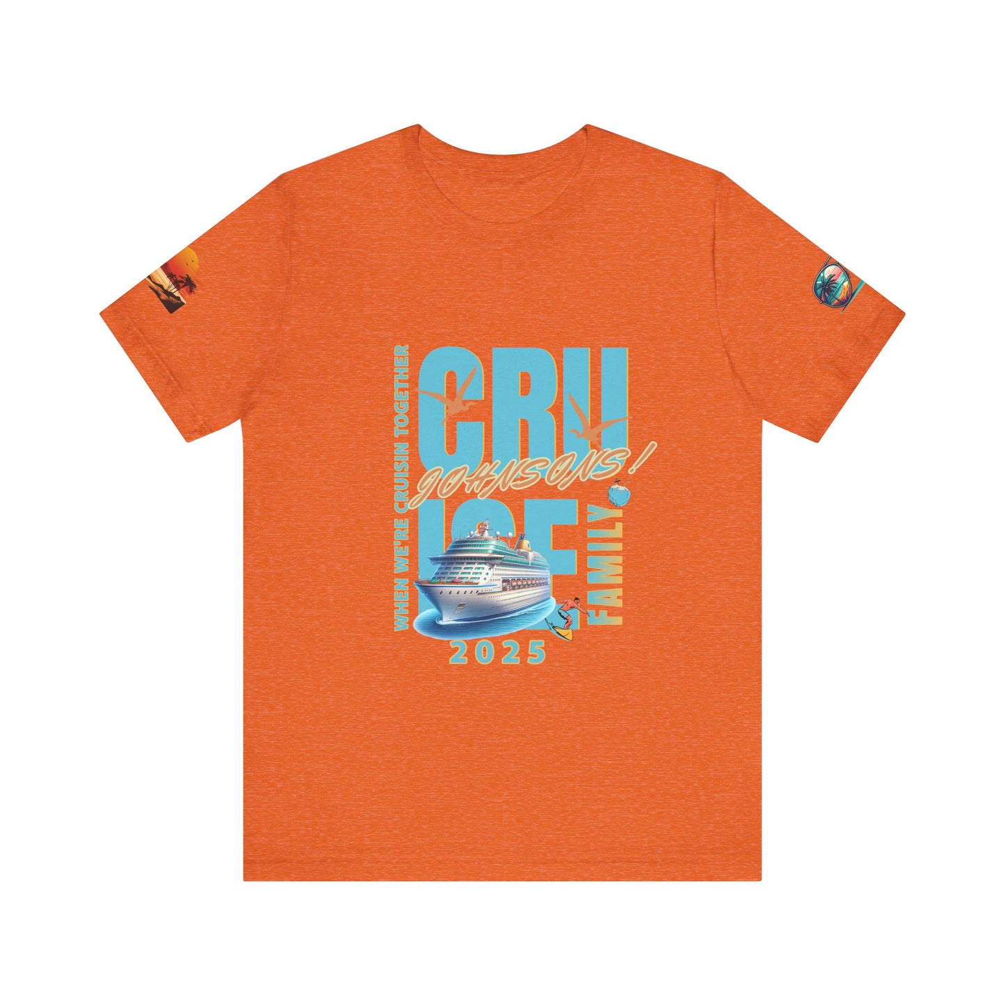 Family Cruise Unisex Tee, Family Vacation T-Shirt, Family Union Shirt, Beach Trip Top, Summer Holiday Apparel