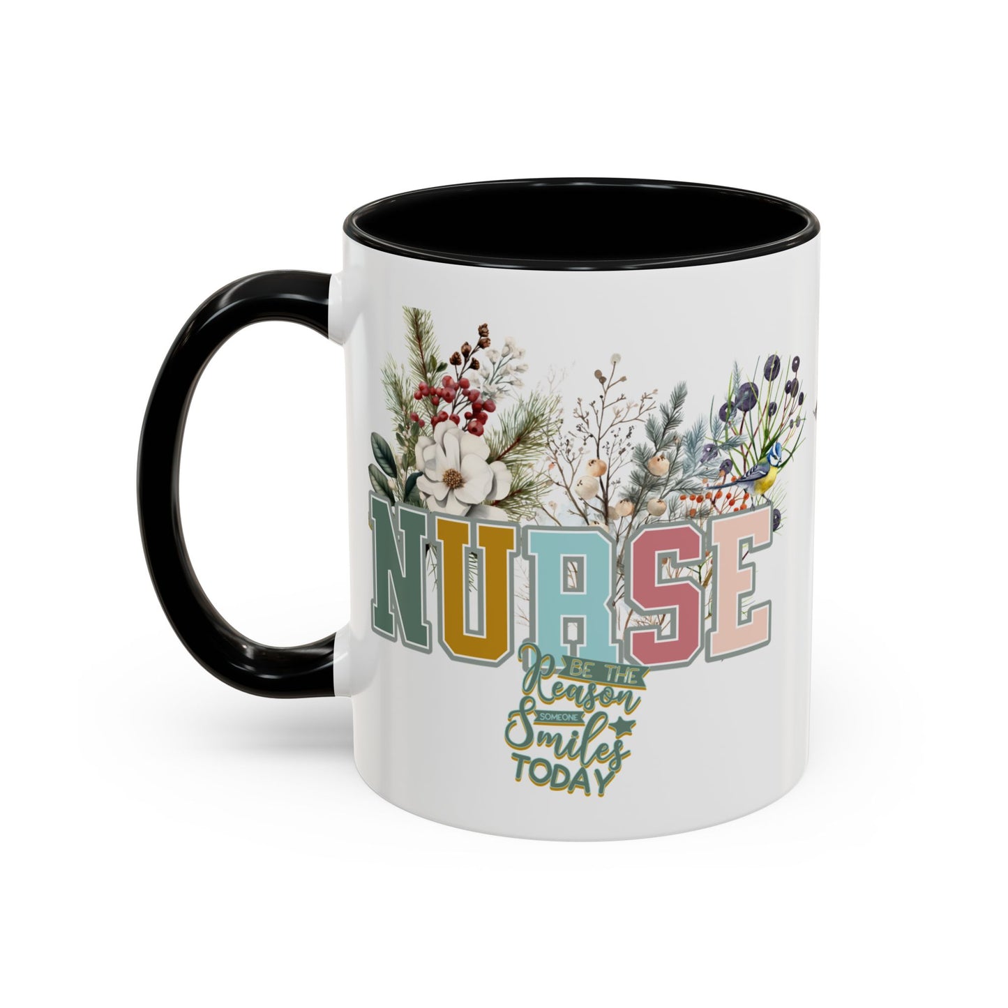 Elegant Coffee Mug, Ceramic Tea Cup, Kitchen Decor, Tea Lover Present, Nurse gift, Nurse appreciation gift.