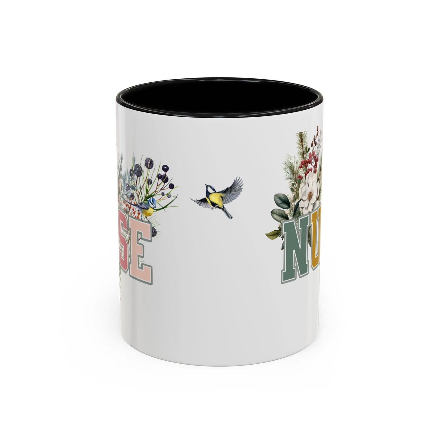 Elegant Coffee Mug, Ceramic Tea Cup, Kitchen Decor, Tea Lover Present, Nurse gift, Nurse appreciation gift.
