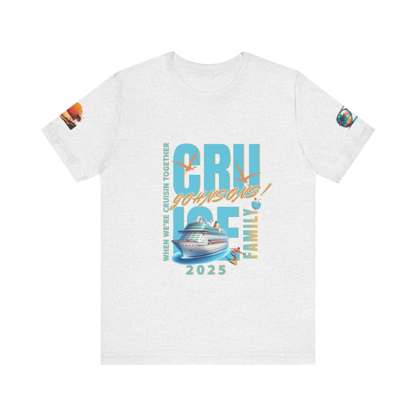 Family Cruise Unisex Tee, Family Vacation T-Shirt, Family Union Shirt, Beach Trip Top, Summer Holiday Apparel