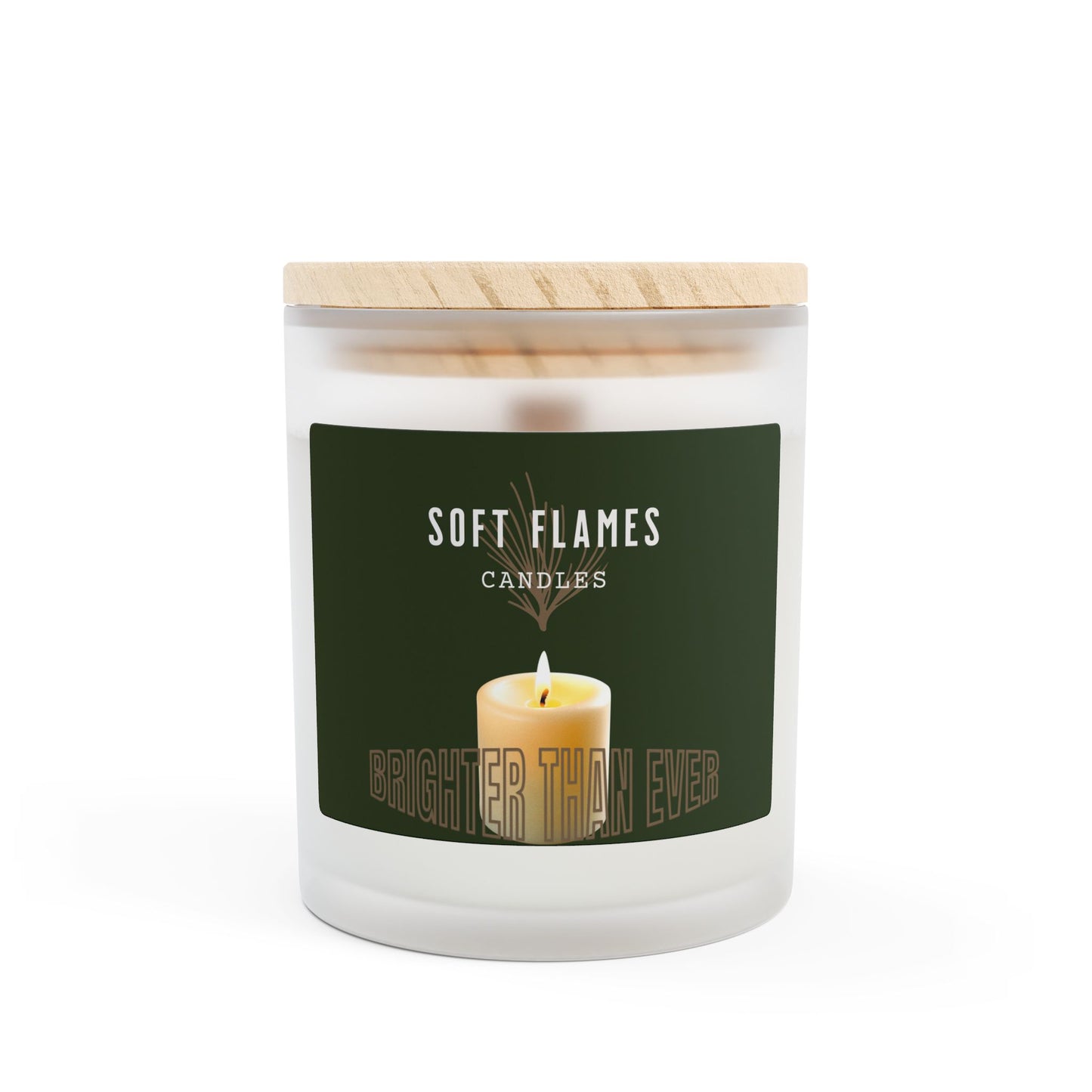 Candle, Forever Bright, Home Decor, Soft Flames, Wooden Wick, Housewarming Gift, Aromatherapy Candle, 11oz