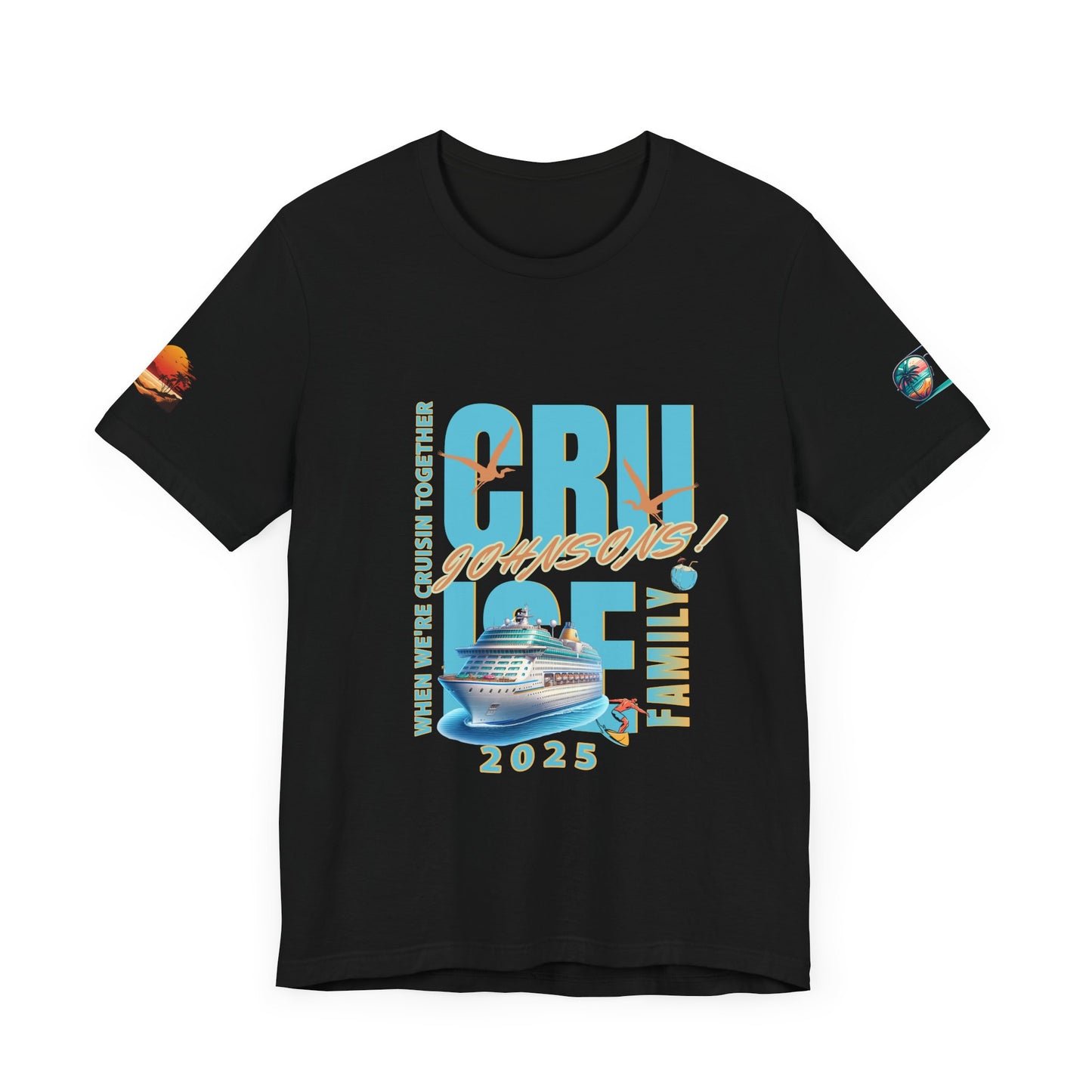 Family Cruise Unisex Tee, Family Vacation T-Shirt, Family Union Shirt, Beach Trip Top, Summer Holiday Apparel