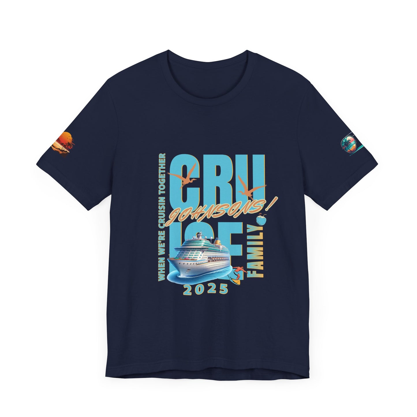 Family Cruise Unisex Tee, Family Vacation T-Shirt, Family Union Shirt, Beach Trip Top, Summer Holiday Apparel