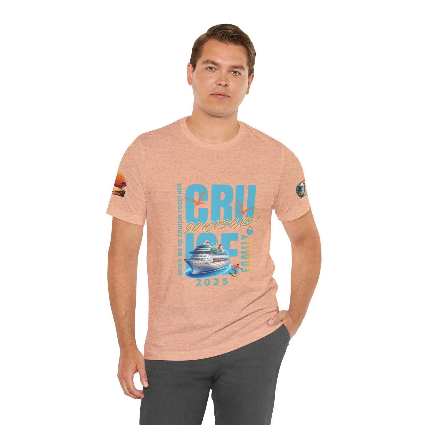 Family Cruise Unisex Tee, Family Vacation T-Shirt, Family Union Shirt, Beach Trip Top, Summer Holiday Apparel