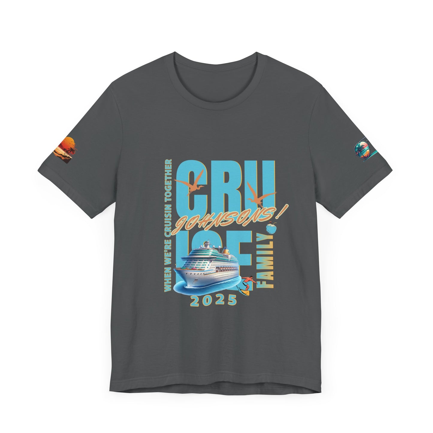 Family Cruise Unisex Tee, Family Vacation T-Shirt, Family Union Shirt, Beach Trip Top, Summer Holiday Apparel