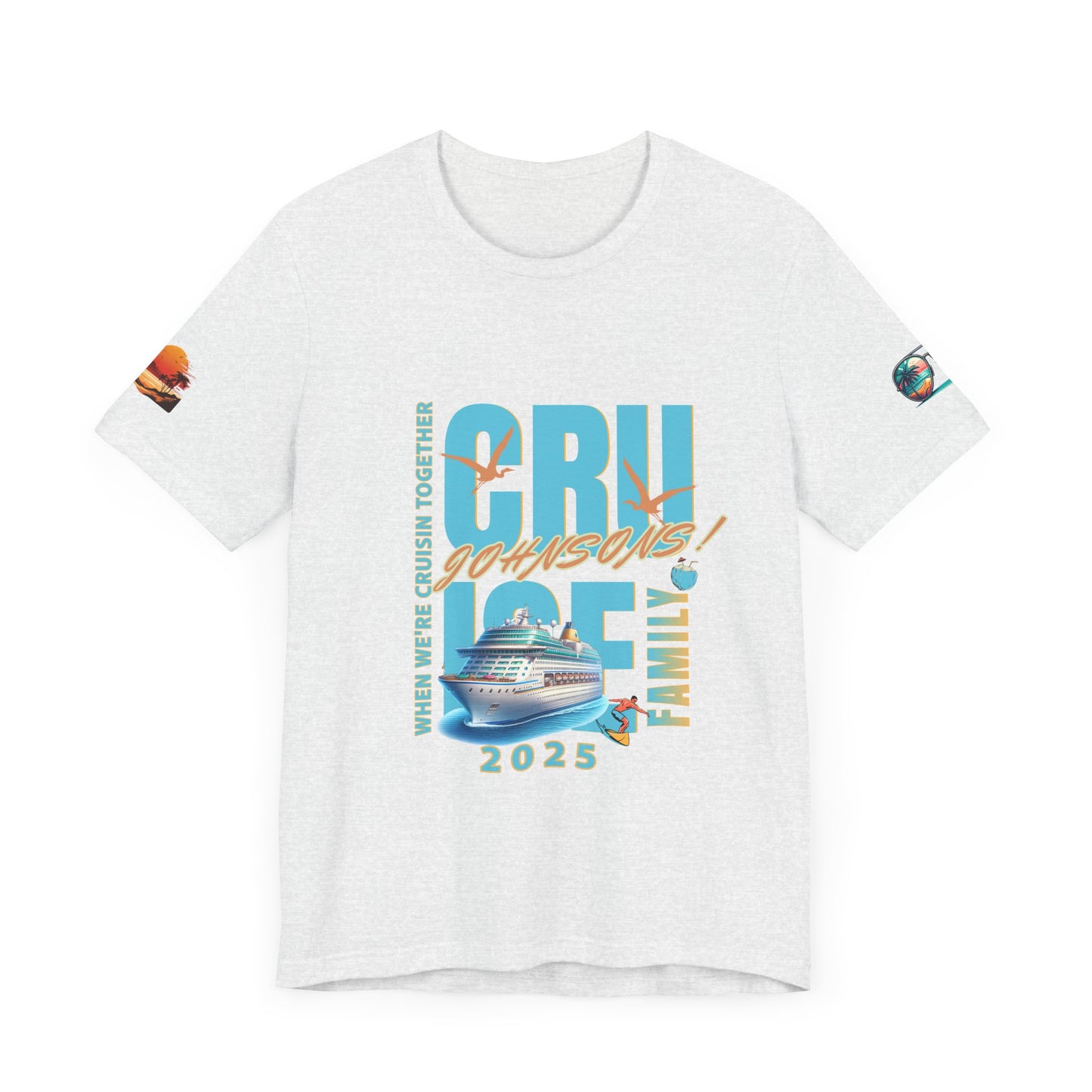 Family Cruise Unisex Tee, Family Vacation T-Shirt, Family Union Shirt, Beach Trip Top, Summer Holiday Apparel