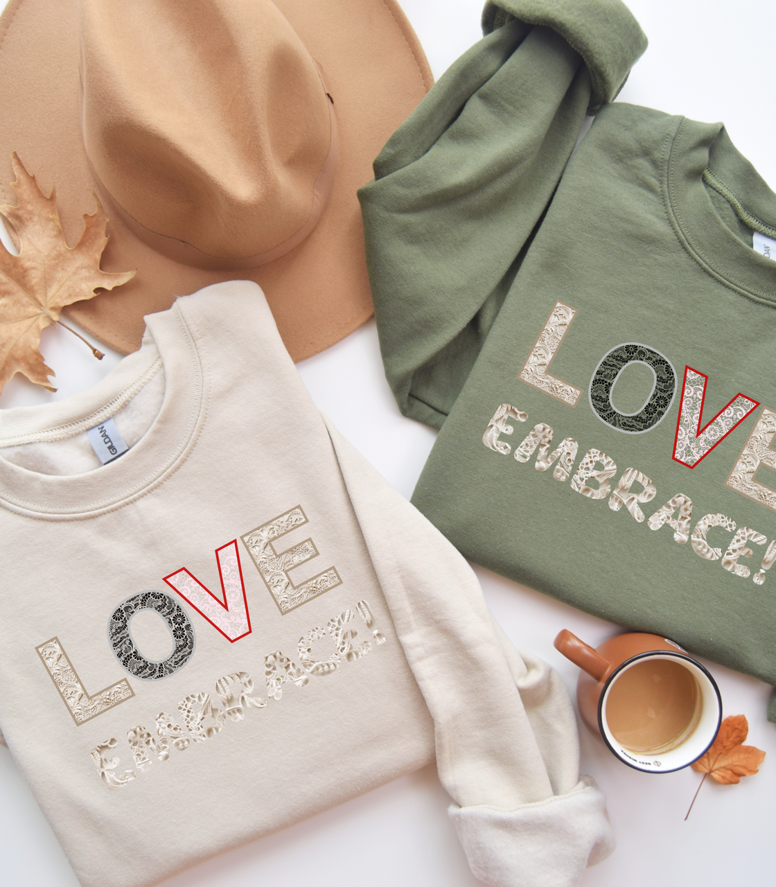 Love Embrace Sweatshirt, Cozy Winter Pullover, Warm Hug Jumper, Comfortable Clothing, Soft Anniversary Gift, Gender Neutral