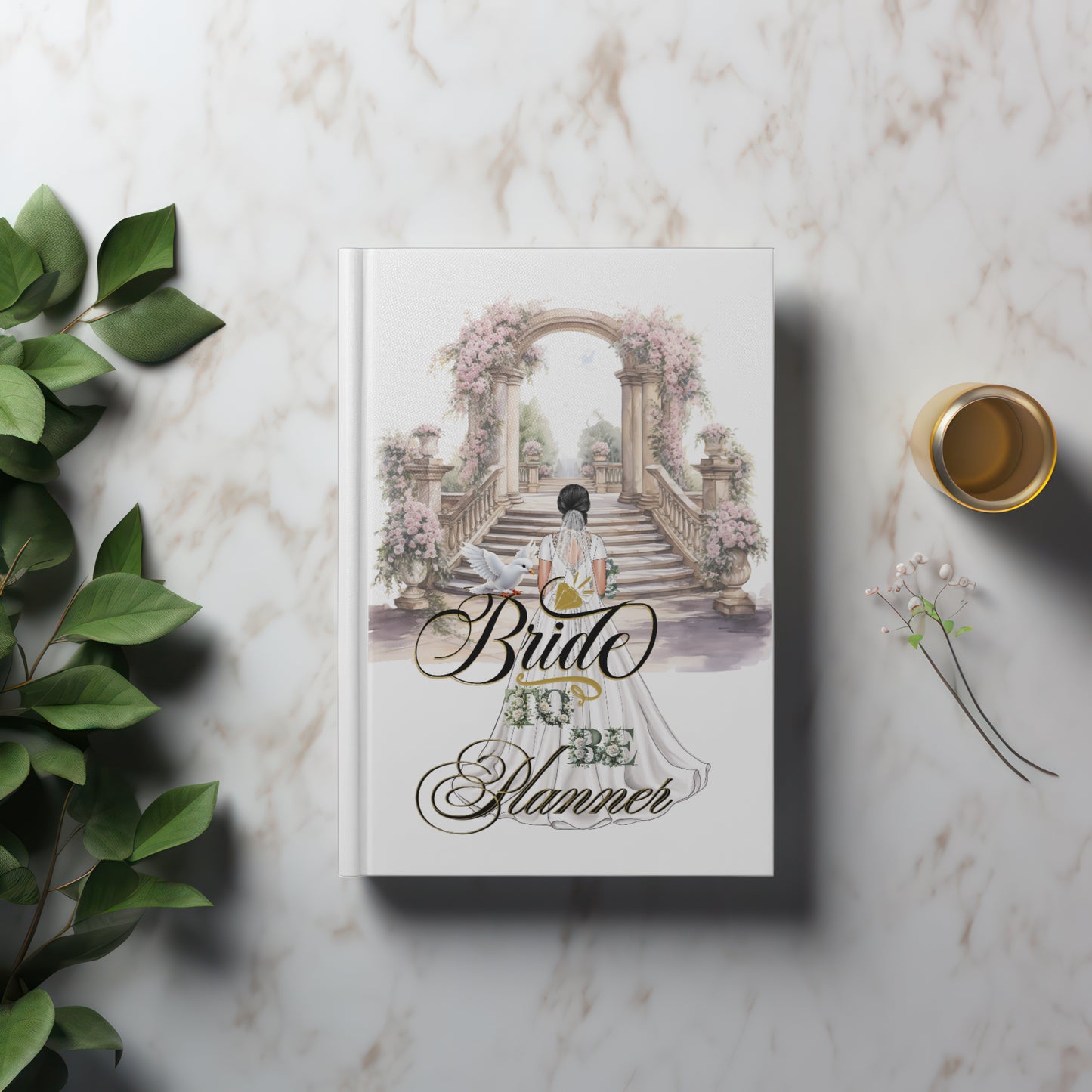 Bride to Be Journal, Wedding Planner Notebook, Day-to-Day Preparation Book, To Do List Organizer, Hardback Diary