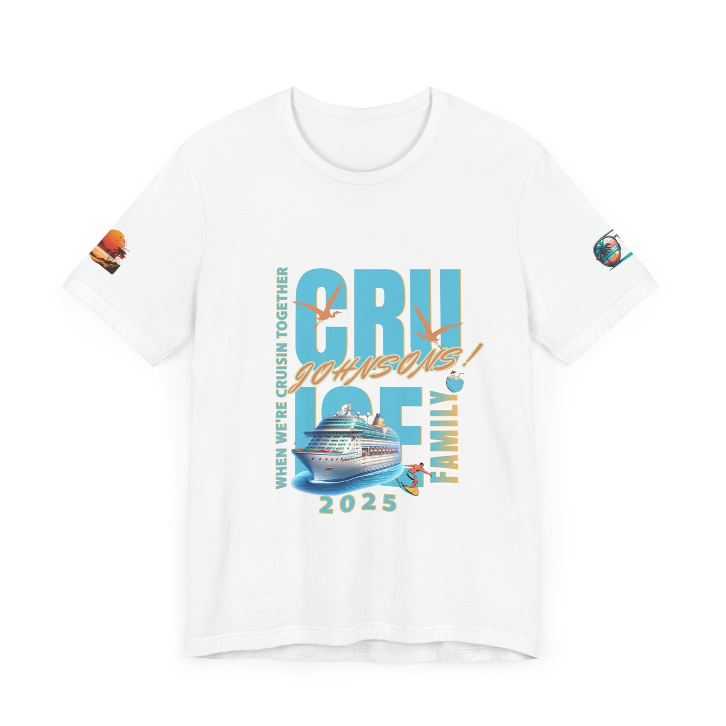 Family Cruise Unisex Tee, Family Vacation T-Shirt, Family Union Shirt, Beach Trip Top, Summer Holiday Apparel