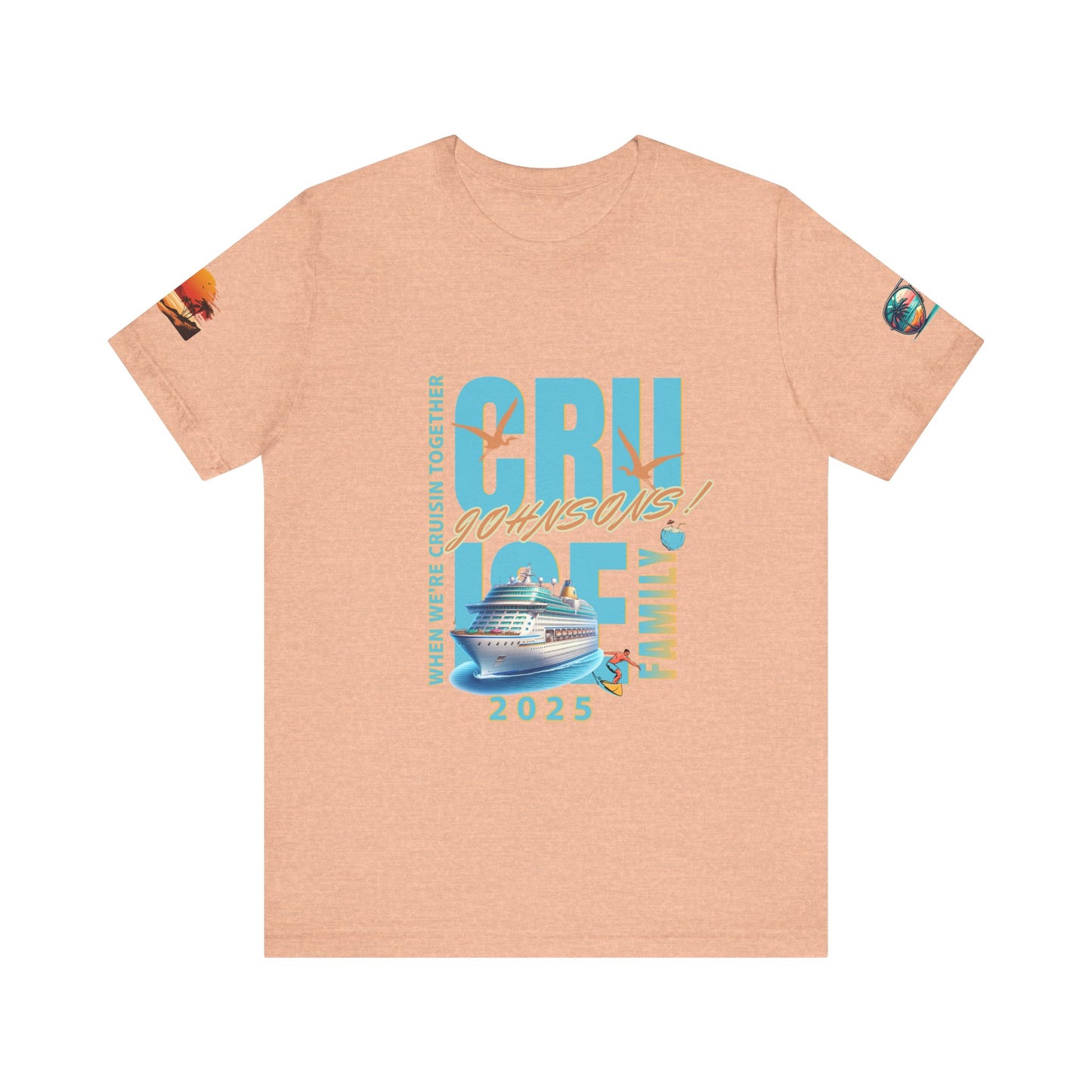 Family Cruise Unisex Tee, Family Vacation T-Shirt, Family Union Shirt, Beach Trip Top, Summer Holiday Apparel