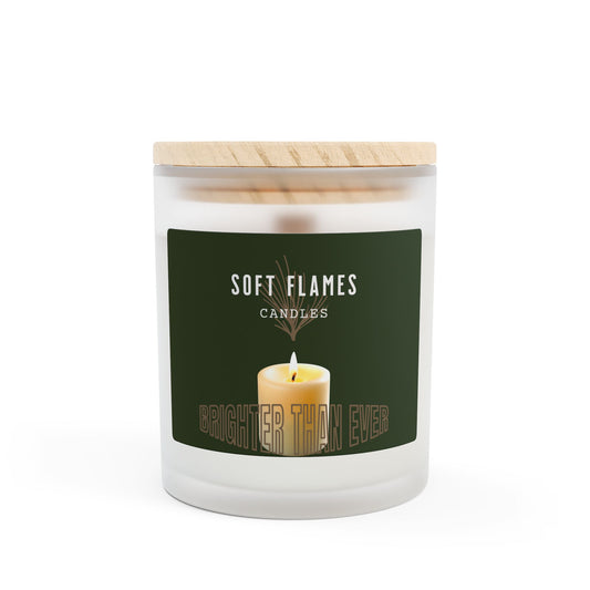 Candle, Forever Bright, Home Decor, Soft Flames, Wooden Wick, Housewarming Gift, Aromatherapy Candle, 11oz