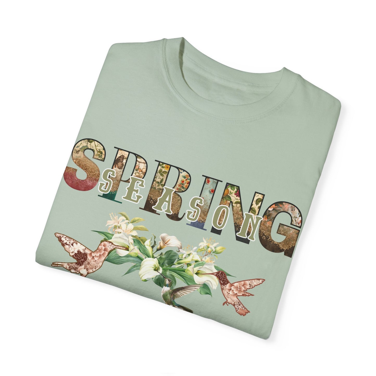 Spring Tee, Unisex Garment-Dyed T-shirt, Short sleeve, Soft Cotton Shirt, Casual Top, Gender-Neutral Shirt, Comfortable Tee for Men and