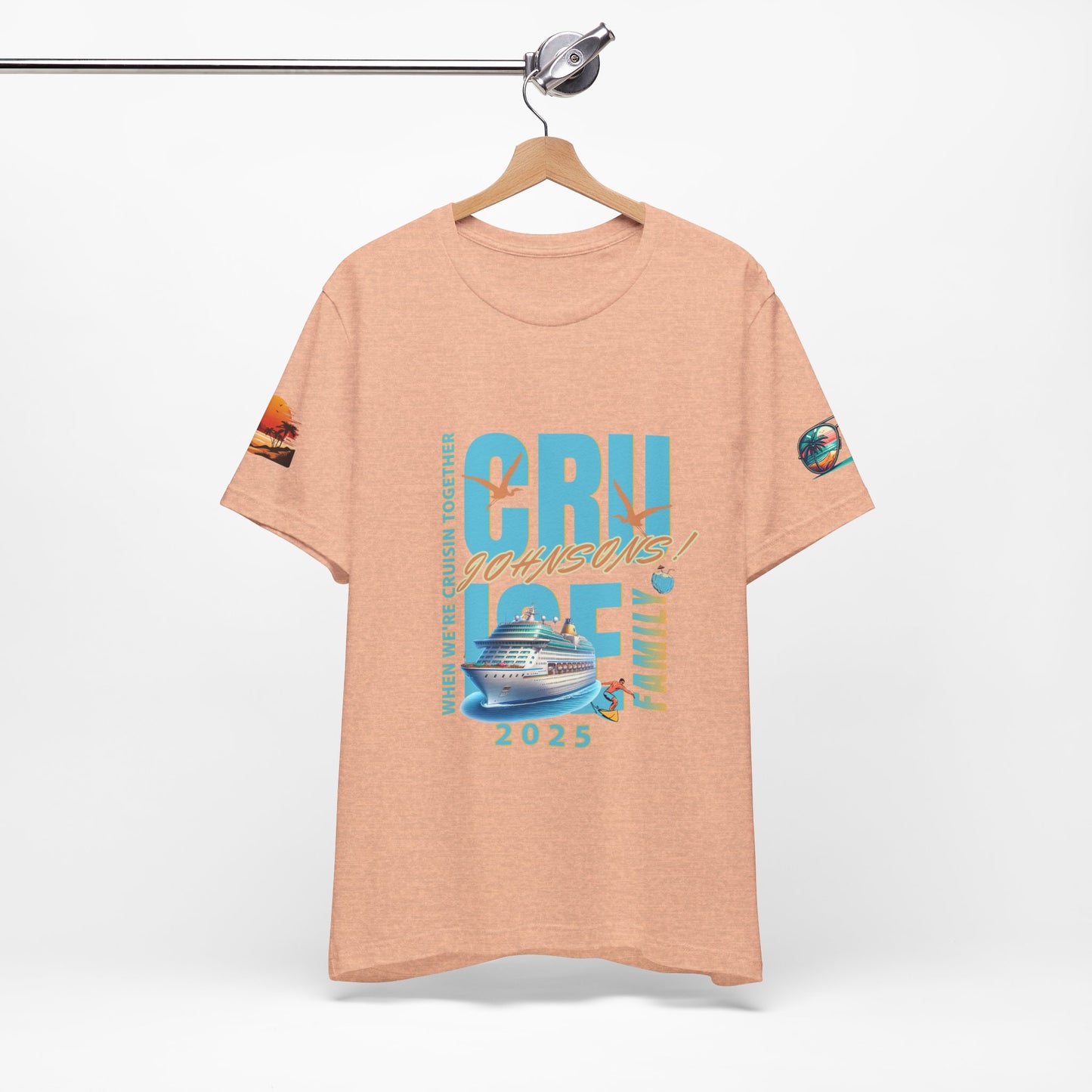 Family Cruise Unisex Tee, Family Vacation T-Shirt, Family Union Shirt, Beach Trip Top, Summer Holiday Apparel